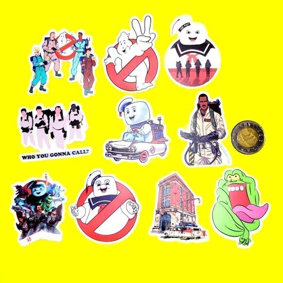 3/$20 Brand New 10x Waterproof Ghostbusters stickers - Picture 1 of 1